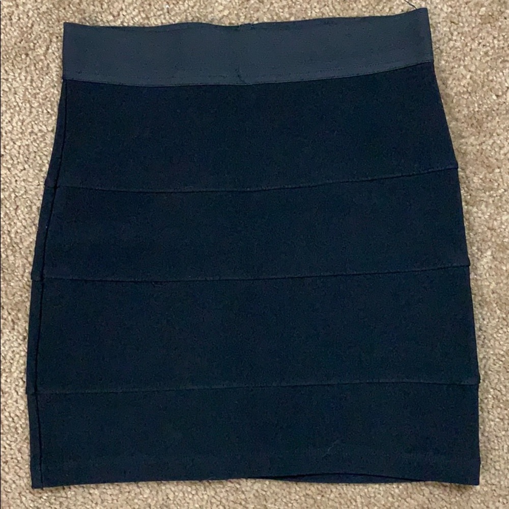 Black pencil skirt
